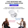 Voice Translator Earphones in Real Time, Two-Way Translator Device with