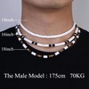 Thunaraz Surfer Necklace for Men Puka Shell Necklace Men Sea