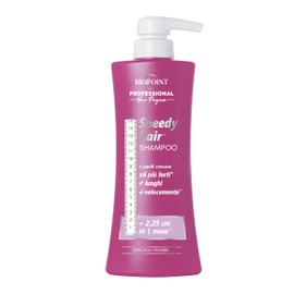 BIOPOINT Speedy Hair Shampoo for All Hair Types, Shampoo with Special Formula to Strengthen Hair, with Proteins and Amino Acids, Stimulates Faster Growth - 400 ml