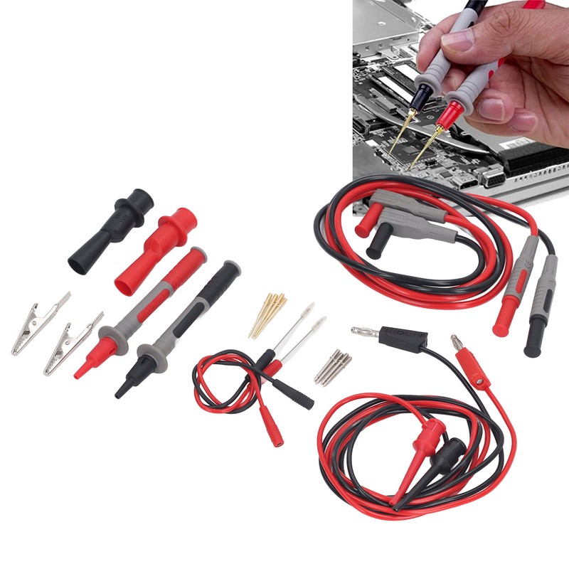 Multifunctional Multimeter Test Cable Kit Probe Replaceable Multimeter Test Kit