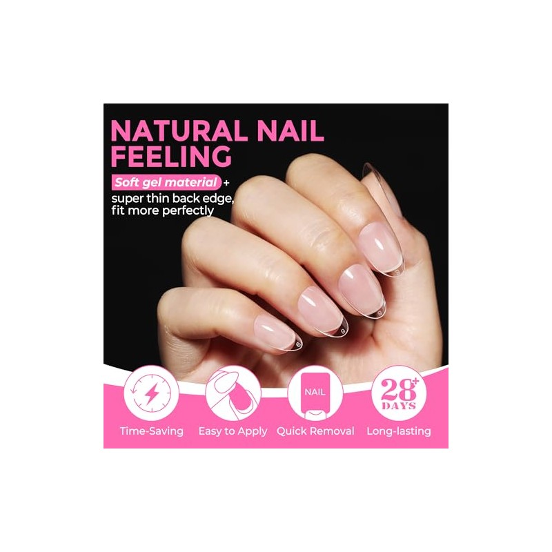 UNA GELLA Puntas de uñas 527