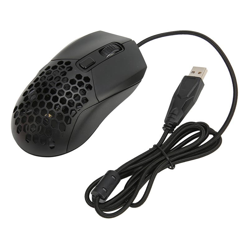 Honeycomb Gaming Mouse RGB Backlight 6 Programmable Buttons 7200 DPI
