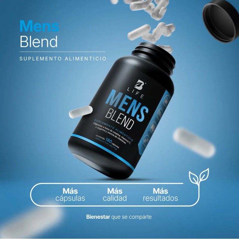 Multivitamínico Masculino Life Mens Blend 180 Cápsulas Sabor