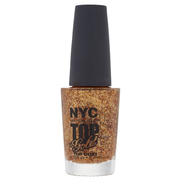 N.Y.C. New York Color Minute Nail Enamel, Top of the gold, 0.33 Fluid Ounce