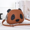 Yocipa Cute Panda Genuine Leather Shoulder Bag, Women's, Smaller, Crossbody