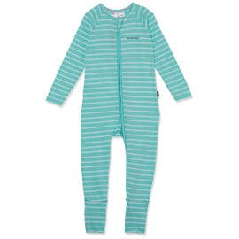 Bonds Baby Zippy - Cotton Blend Zip Wondersuit, Jasmint / White, 1 (12-18 Months)