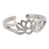 Touch Jewellery 925 Sterling Silver Lotus Toe Ring