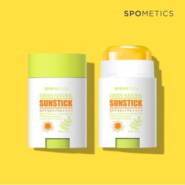 Spomectics 1+1 스포메틱스 투명 선스틱 선블록 자외선차단제 SPF50+PA++++ 1+1 Sport Meticulous Transparent Stick Sunblock Sunscreen SPF50+ PA++++
