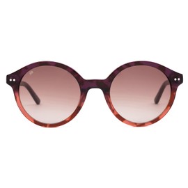 SITO SHADES Dixon Unisex UV 100 Retro Classic Round Sunglasses Rosewood Tort/Rose Gradient