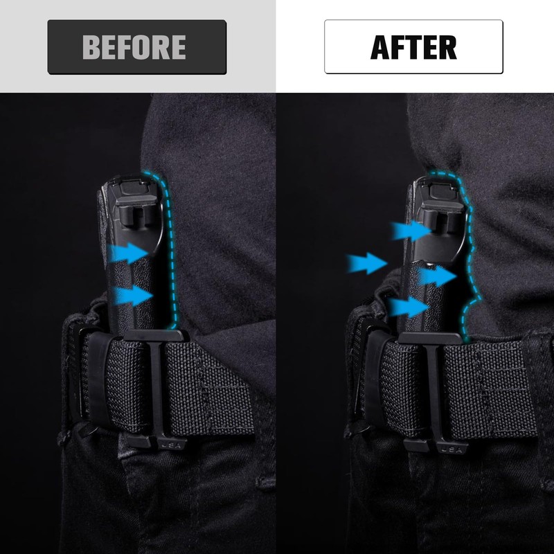 IWB Holster Wedge-Holster pad That Improve Comfort & Concealment-Appendix Carry