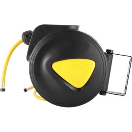 BTSHUB Retractable Air Hose Reel 5/16 in. x 33' ft Hose Wall Mount Tool 180 Degree Rotation