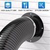 Hon&Guan Duct Connector Flange 6 Inch, Plastic 6 Inch Dust