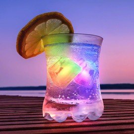 Inspiration Ice Multicolored Light Up Ice Cubes (Pack of 12)