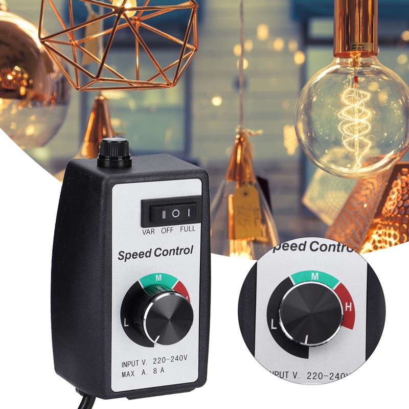 Universal Electronic Stepless Speed Controller Switch Governor for Motor Blower