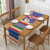 Time to Sparkle Mexican Serape Table Runner 14 x 84
