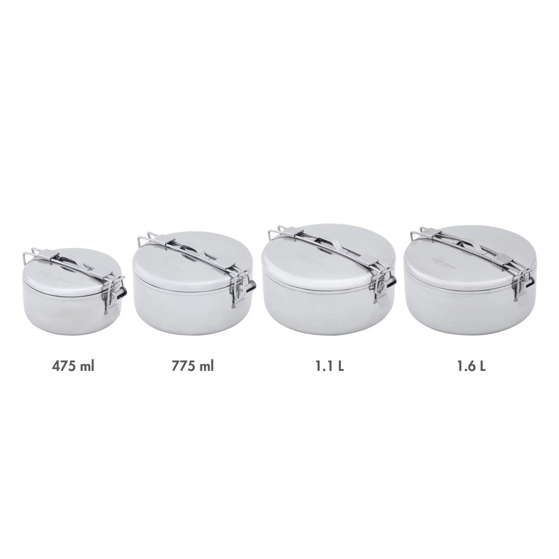 MSR Alpine Stainless Steel Stowaway Camping Pot, 475 mL