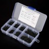 800 pcs M2 Black Carbon Steel Self-Tapping Screw Assortment Kit,