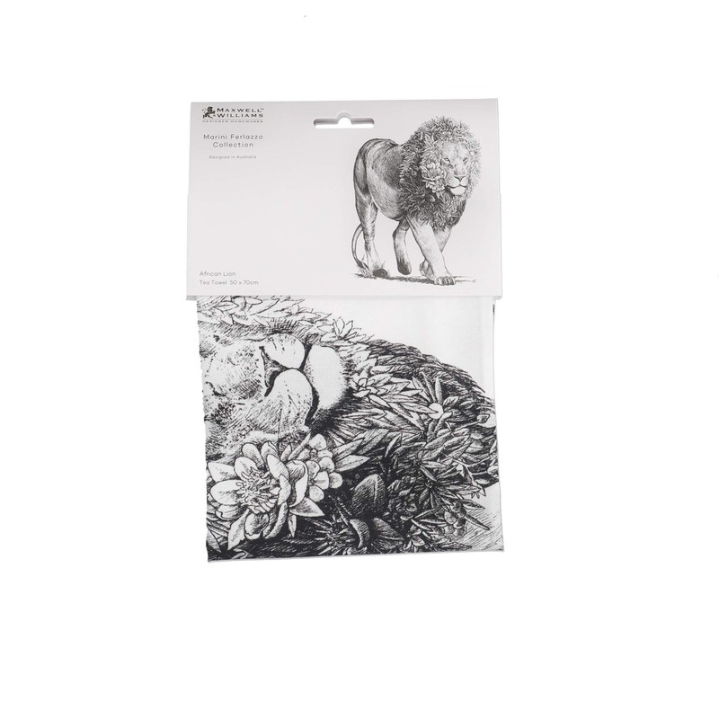Maxwell & Williams Marini Ferlazzo Tea Towel with African Giraffe