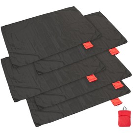 PEARL Compact Blanket: Set of 5 Mini Picnic Blankets 70 x 110 cm, Small Pack Size, 55 g (Pocket Picnic Blanket, Outdoor Blankets)