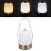 Cordless Lantern LED Retro Rechargeable Stepless Dimming 3 Lighting Modes