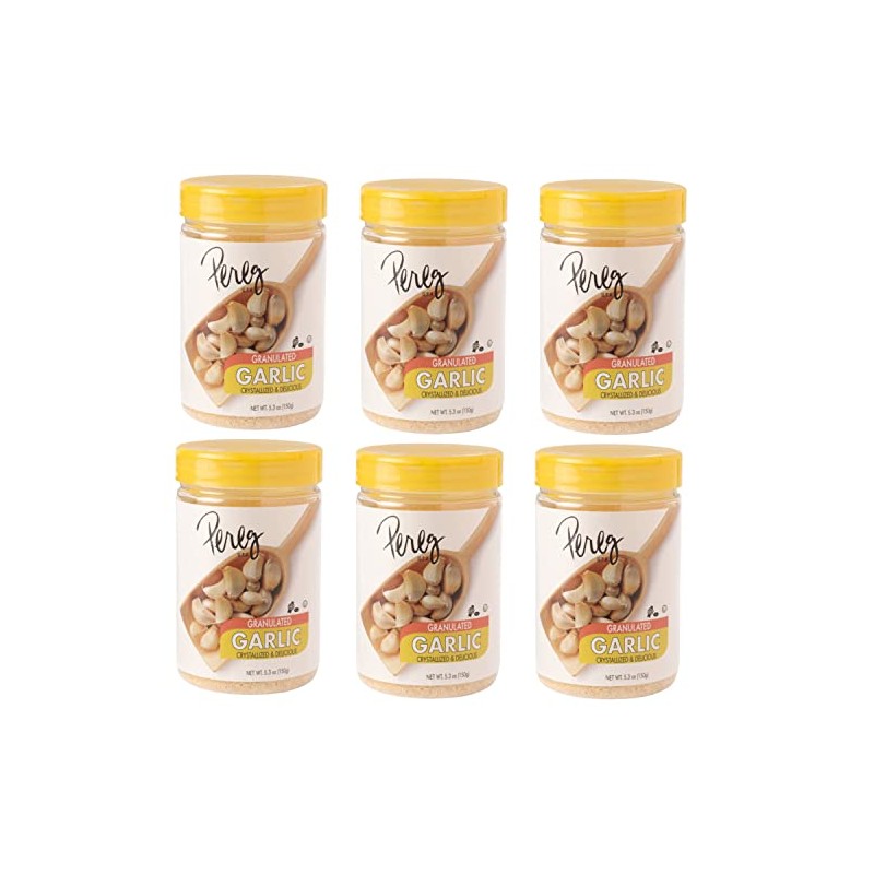 Dried Garlic Granulated Crystals - (5.3 Oz x 6 Pack)