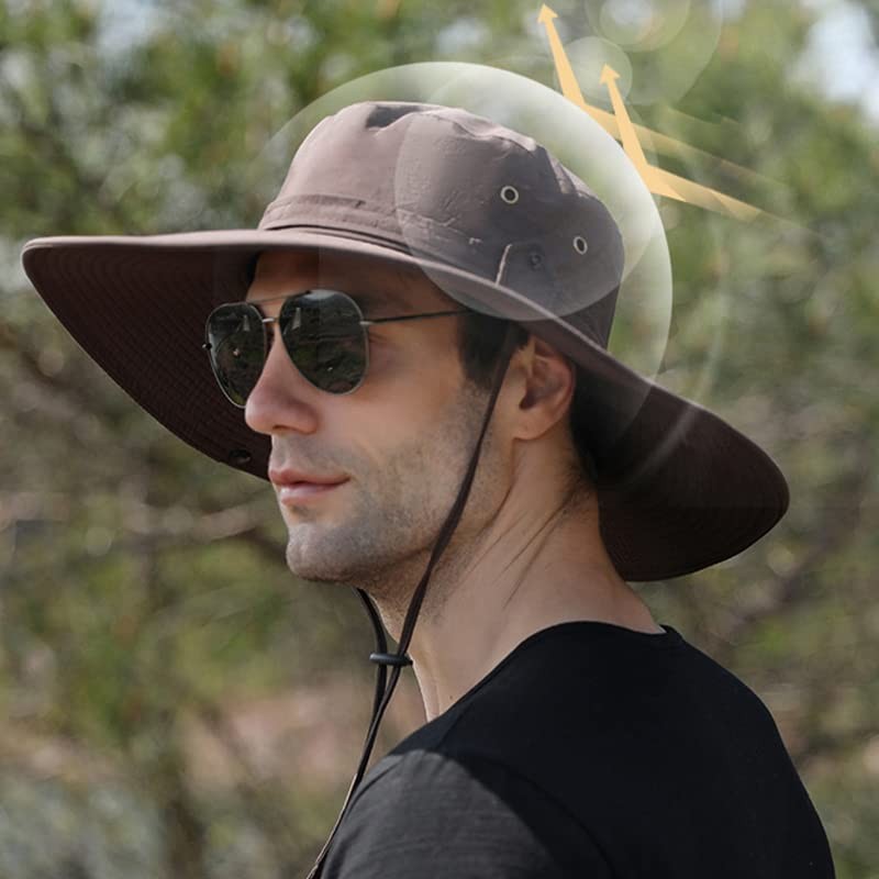 AIMALL Outdoor UV Protection Sun Hat Wide Brim Cap Quick-Drying