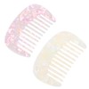 YUXIANLB 2pcs Travel Comb Mini Detangling Combs For Women Wide