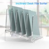 MaxGear Incline File Organizer File Holder 5 Sections, File Folder