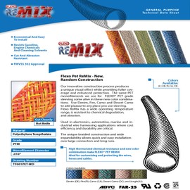 Electriduct 3/8" Flexo Remix PET Expandable Braided Sleeving - Denim - 25FT