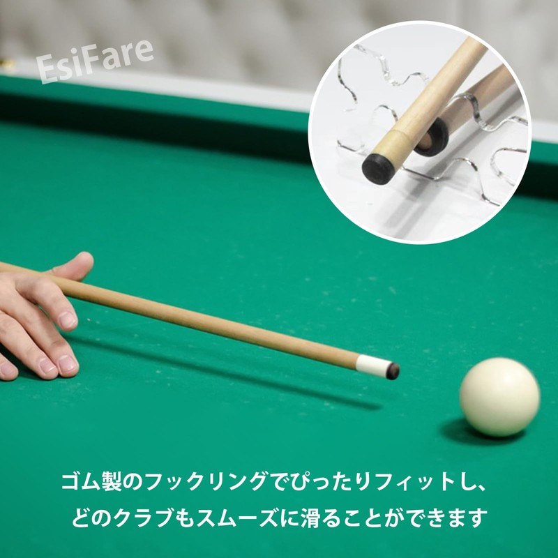 EsiFare Billiard Cue Bridge Head Clear Billiard Pool Cue Rack