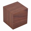 6x6x6cm Wooden Electronic Digital Alarm Desk Clock Temperature LED Display