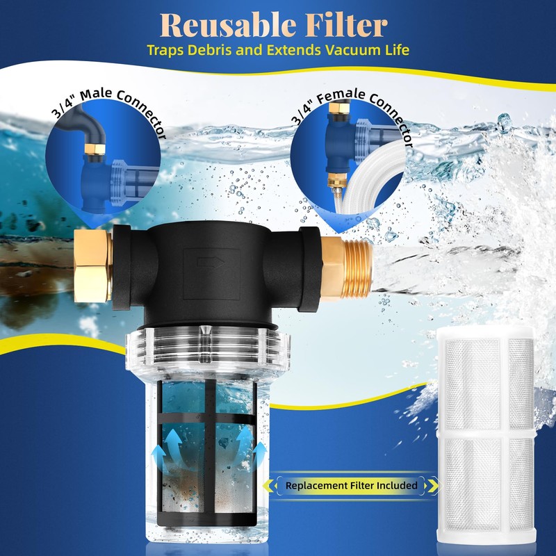 Better Extractor Hose Kit Compatible with Shop Vac Extractor Kit,