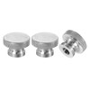QUARKZMAN Knurled Thumb Nuts, 3 Pieces M8 x D24 mm