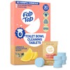 Fab Tab Toilet Bowl Cleaner Tablets, Powerful Stain Removal, No