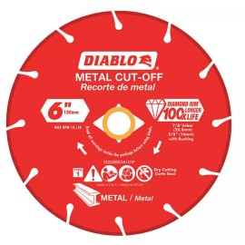 Diablo 6" x 7/8" ARBOR DIAMOND DISC METAL CUT OFF BLADE