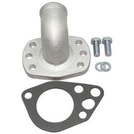 PRW 5244081 As-Cast Aluminum 90 Water Neck Outlet for Mopar V6/V8/Slant 6