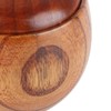 1Pc Solid Wood Spice Jar Seasoning Pot Sugar Bowl with