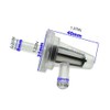 YehVeh 2 Pack Right Angle L Inline Fuel Filter 90