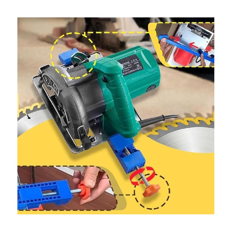 KBAKOSA Adjustable Cutting Machine Base Guide, Electric Saw Guide for