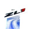 1pc OEM Black ZL1 Emblem Badge Letter Rear Side Zl1