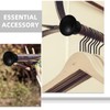 Cabilock 4pcs Clothes Hanger Rod Stoppers Curtain End Caps Closet