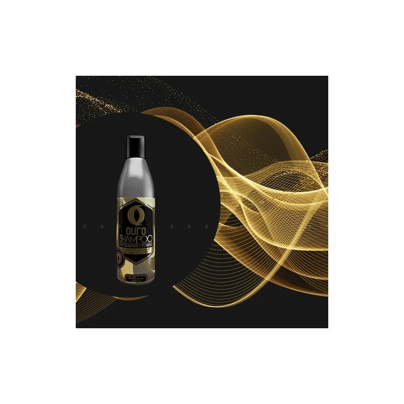 Shampoo Ouro Matizador Plata - Silver Azul 250ml