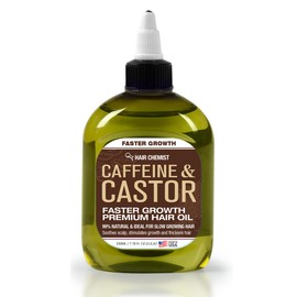 Hair Chemist Aceite capilar de crecimiento más rápido con cafeína y ricino 7.1 oz. - Aceite para el cabello para un crecimiento más rápido del cabello