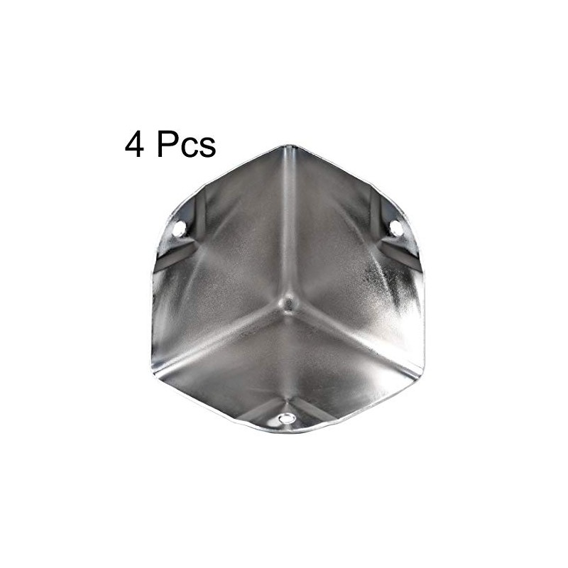sourcing map Corner Protection Edge Protection Cover Metal Box Silver