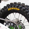 Tire Stickers - Yellow Dunlop Motorcycle Stickers - Permanent Tire