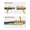 Hiland DH22+QH1 20' Natural Gas Hose 60,000 BTU Capacity, One