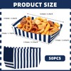KERINGO No Folding Required 50 Pack 2 Lb Nautical Party