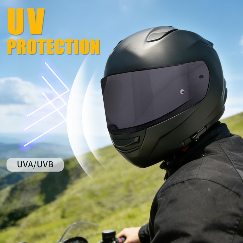 JQF Gear Helmet Visor Shield for SEDICI Strada II and