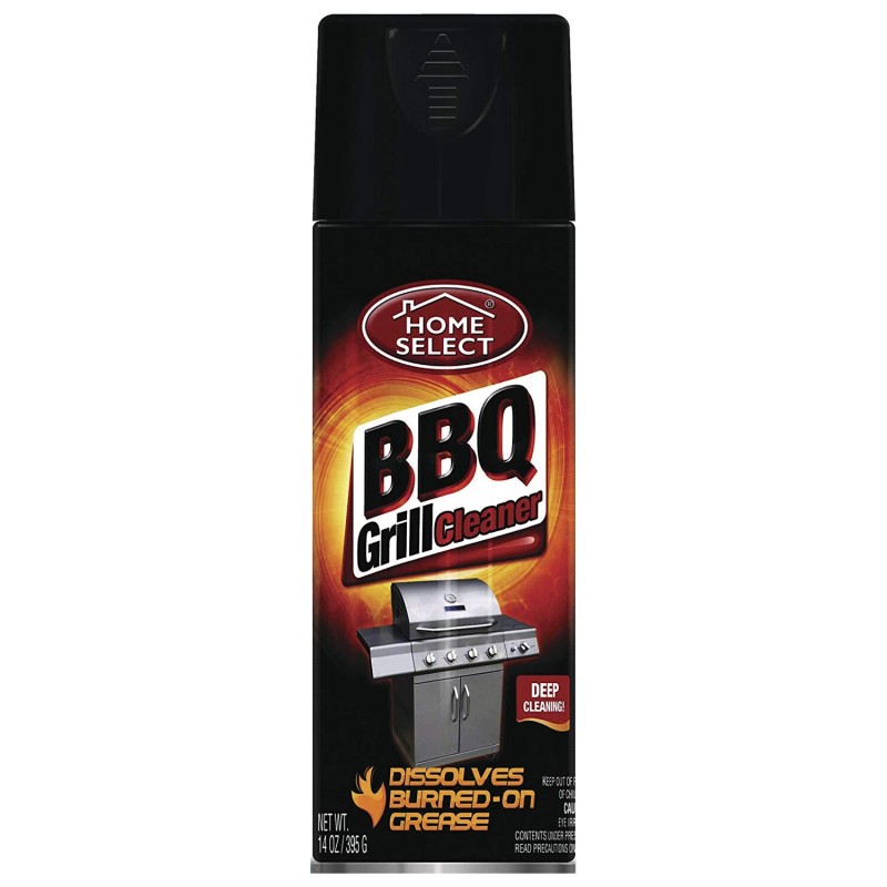 Home Select BARBECUE BBQ GRILL CLEANER SPRAY GREASE DISSOLVES BURNED-ON