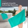Lashuma Terry Towel Set 50 x 100 cm Sea Turquoise,